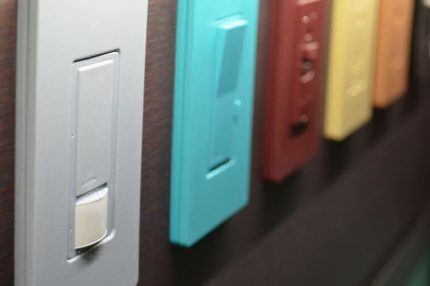 Modelos de interruptores Lutron