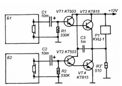 Circuit de quatre transistors