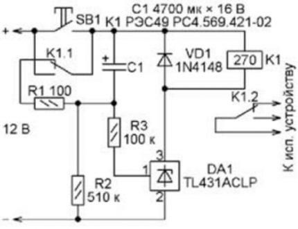 Χρονόμετρο στο TL431 Series Chip