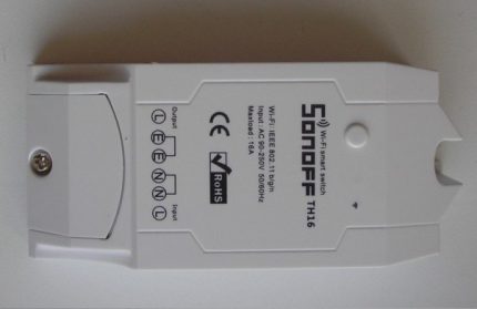 Sonoff switch model