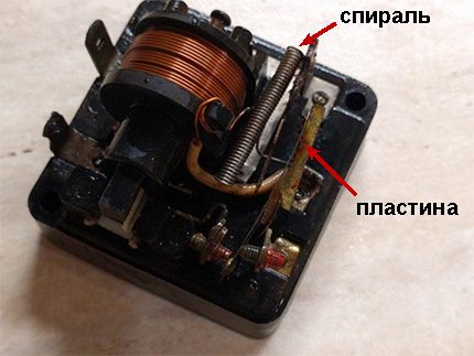 Mechanismus ochrany relé