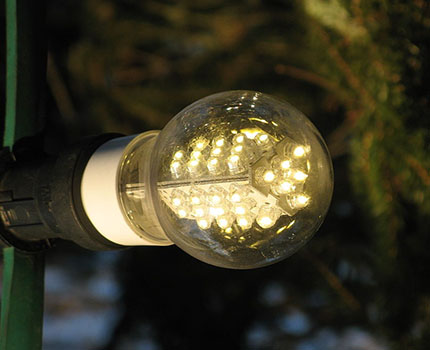 Glødende lampe