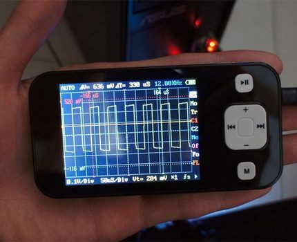 Oscilloscope upang subukan ang pagganap ng ballast