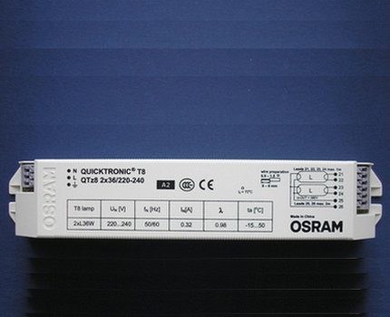 Elektroninen kuristin Osram