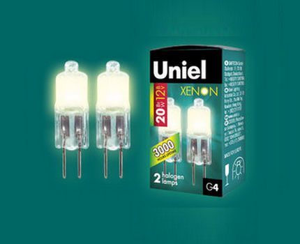 Halogen capsule lamps