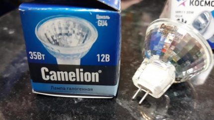 Lampes halogènes Camelion