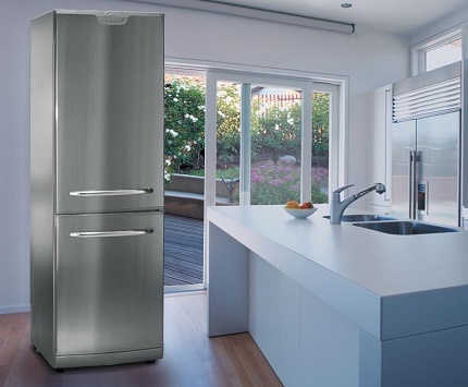 An abundant assortment of domestic refrigerators