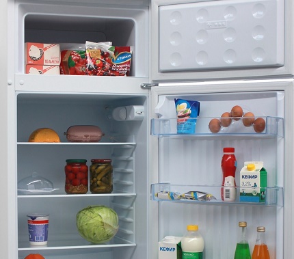 Disposición interna de refrigeradores Don