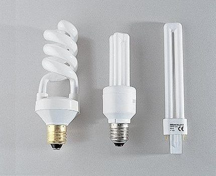 Mga uri ng compact fluorescent lamp