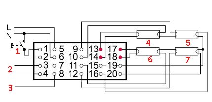 Connexió d’una làmpada controlada