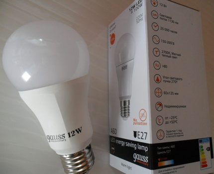 Lampe classique LED