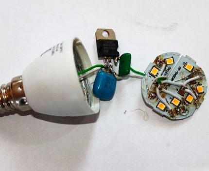 Light bulb circuit board