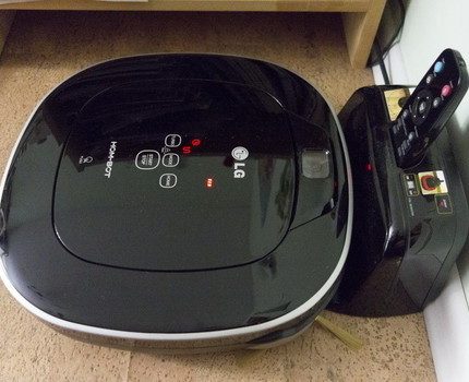 LG robotu putekļu sūcējs