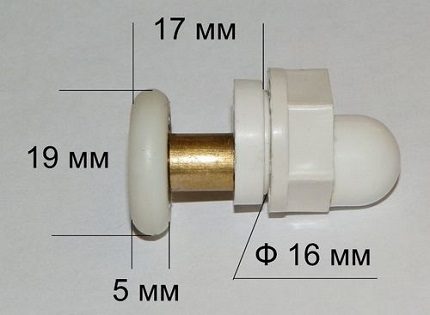 Standard Shower Roller Sizes