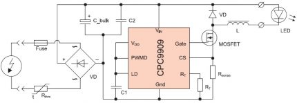 CPC9909 ile kontrolör devresi