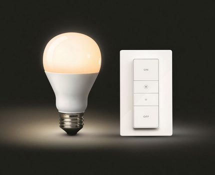 LED-lampe med dimmer