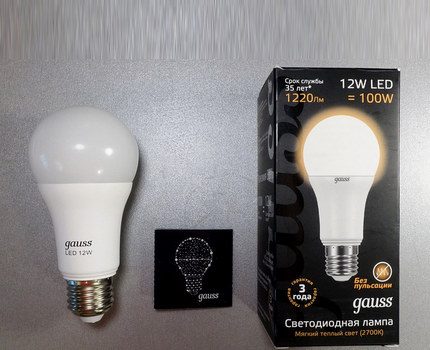 Mga LED Bulbs Gauss E27