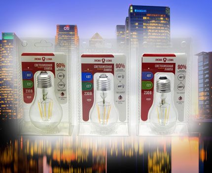 Lisma LED filament lamp