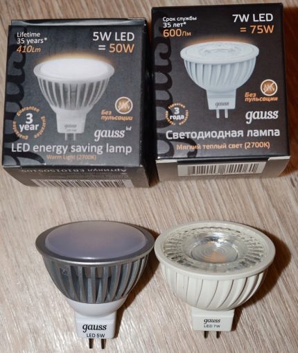 Ampoules LED Gauss