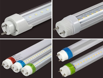 Olika LED-T8-lampor