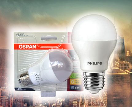 LED-lamper fra Phillips