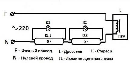 Свързване на две крушки