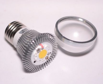 Gedemonteerde LED-lamp