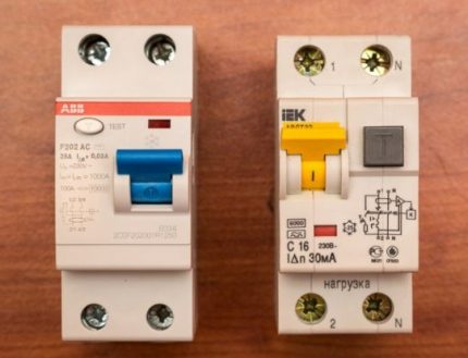 Types de RCD