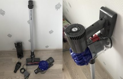 Aspiradora de estacionamiento Dyson v6