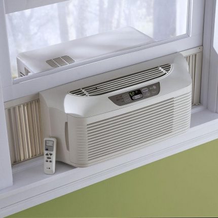 Venster airconditioning uit één stuk