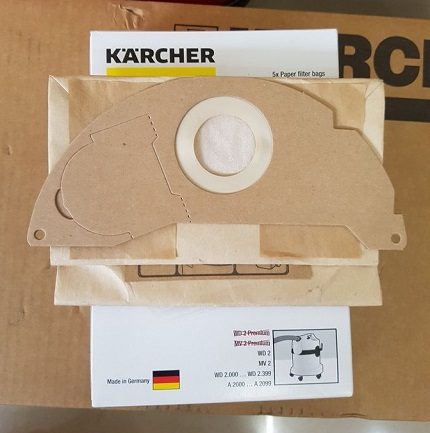 Karcher paperisuodatinpussi