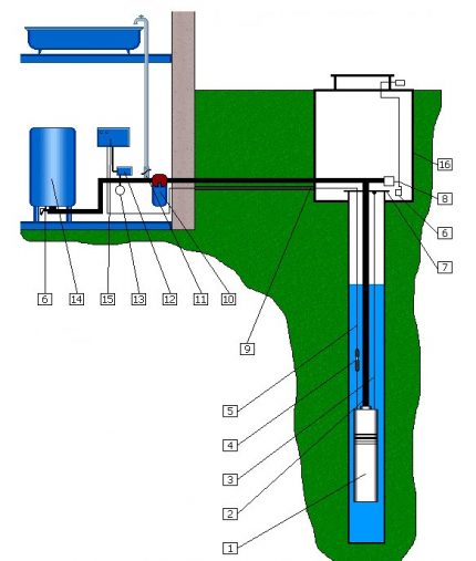 Schemat rozmieszczenia studni