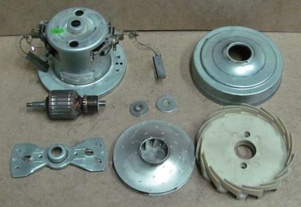 Samsung disassembled vacuum cleaner motor