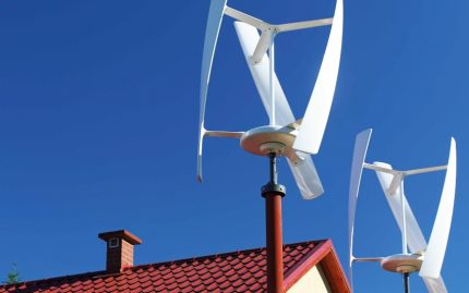 Windmühle für ein Privathaus