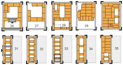 Duvar sobası 26-35 sıra