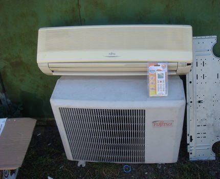 Ang air conditioner na Fujitsu