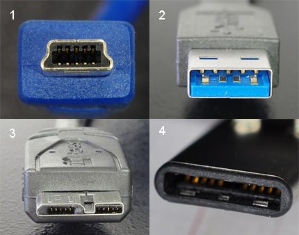 Connectors USB 3.x