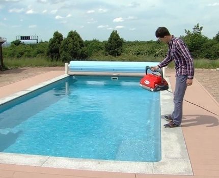 La elección de una aspiradora para la piscina.