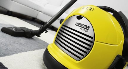 Elektrikli süpürge modeli Karcher