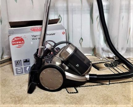 Aspirateur de Supra avec emballage