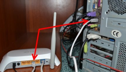 Connexió d’un router a un PC