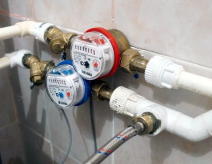 Meter air panas dan sejuk