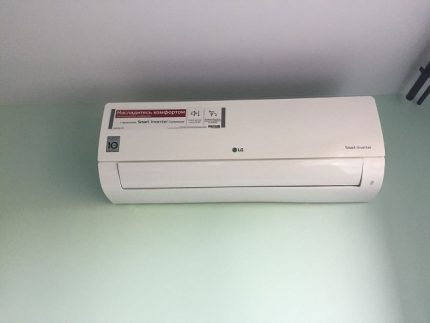 Inverter model van een split systeem