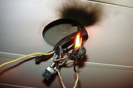 Ignition of connected wires