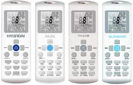 Télécommandes similaires de différents climatiseurs