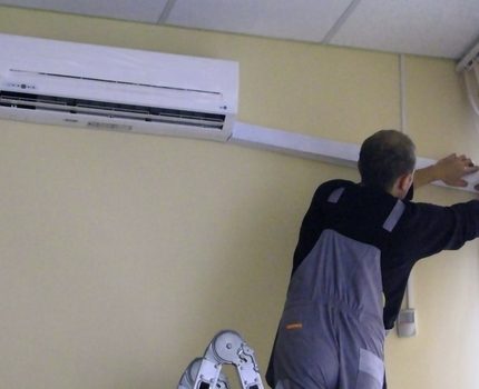 Installation of a split system