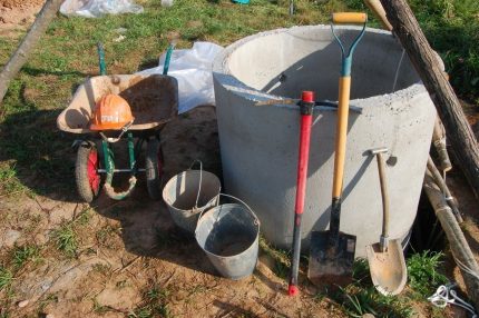 Vrsta betonskog prstena za bunar