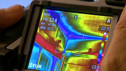 Thermogram warmtebeeldcamera