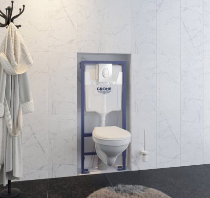 Ensemble complet de dispositif pour suspendre les toilettes