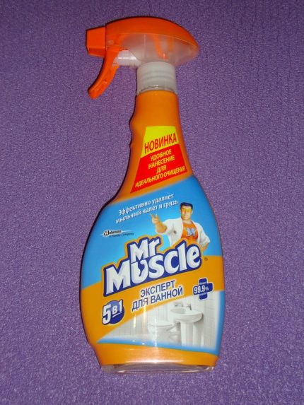 Mr. Muscle voor het bad